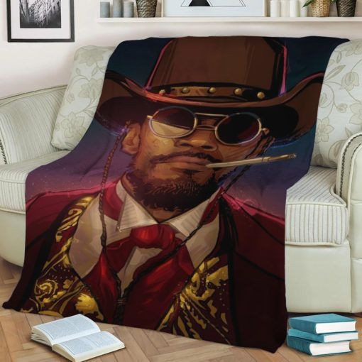 DJANGO UNCHAINED BEST SELLER FLEECE BLANKET GIFT FOR FAN DJANGO UNCHAINED BEST SELLER FLEECE BLANKET GIFT FOR FAN