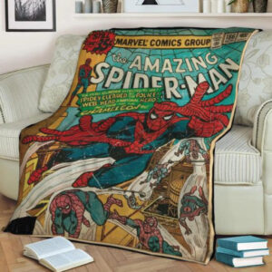 AMAZING SPIDER-MAN AVENGERS MARVEL FLEECE BLANKET GIFT FOR FAN