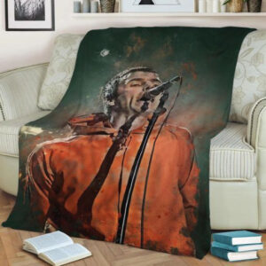 LIAM GALLAGHER VINTAGE BEST SELLER FLEECE BLANKET GIFT FOR FAN