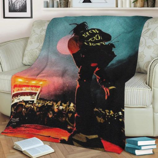 TRAVIS SCOTT RAPPER HIPHOP BEST SELLER FLEECE BLANKET GIFT FOR FAN TRAVIS SCOTT RAPPER HIPHOP BEST SELLER FLEECE BLANKET GIFT FOR FAN