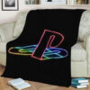 PLAYSTATION NEON FLEECE BLANKET GIFT FOR FAN