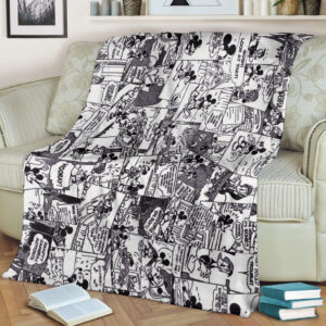 ORIGINAL MICKEY COMIC DISNEY FLEECE BLANKET GIFT FOR FAN