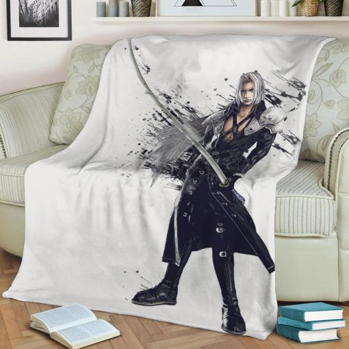 FINAL FANTASY FAN ART ANIME JAPAN BEST SELLER FLEECE BLANKET GIFT FOR FAN FINAL FANTASY FAN ART ANIME JAPAN BEST SELLER FLEECE BLANKET GIFT FOR FAN