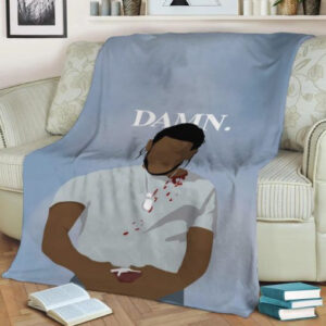KENDRICK LAMAR DAMN FLEECE BLANKET GIFT FOR FAN