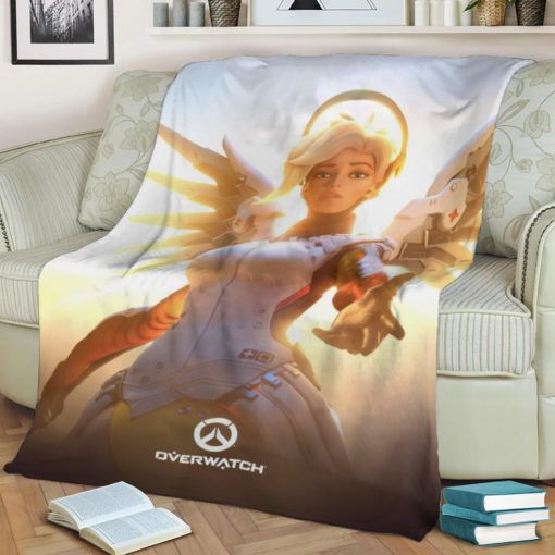MERCY BEST SELLER FLEECE BLANKET GIFT FOR FAN MERCY BEST SELLER FLEECE BLANKET GIFT FOR FAN
