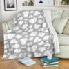 WHITE AND GREY COW BEST SELLER FLEECE BLANKET GIFT FOR FAN