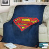 SUPERMAN LOGO DC FLEECE BLANKET GIFT FOR FAN