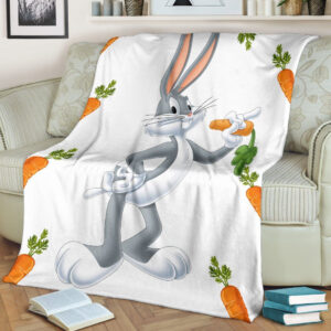 BUGS BUNNY FLEECE BLANKET GIFT FOR FAN