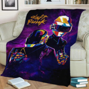 DAFT PUNK POP ART FLEECE BLANKET GIFT FOR FAN
