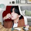 BTS V BEST SELLER FLEECE BLANKET GIFT FOR FAN