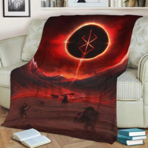 THE BLACK SWORDSMAN FLEECE BLANKET GIFT FOR FAN