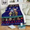 BLUE STAR WARS CHIBI CHRISTMAS FLEECE BLANKET GIFT FOR FAN
