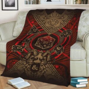 DICE SET BEST SELLER FLEECE BLANKET GIFT FOR FAN