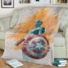 CAPTAIN AMERICA FLEECE BLANKET GIFT FOR FAN