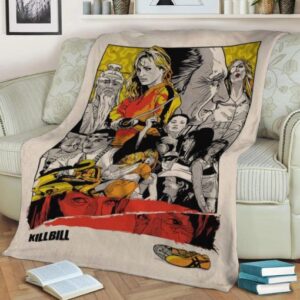 KILL BILL TARANTINO FLEECE BLANKET GIFT FOR FAN