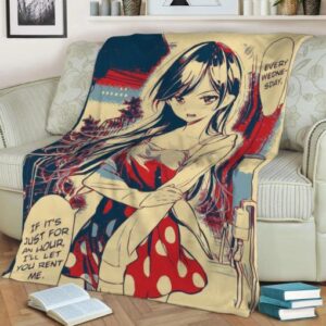 RENT A GIRLFRIEND ANIME JAPAN BEST SELLER FLEECE BLANKET GIFT FOR FAN