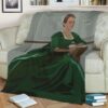 PORTRAIT OF A LADY ON FIRE FLEECE BLANKET GIFT FOR FAN