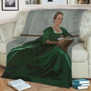 PORTRAIT OF A LADY ON FIRE FLEECE BLANKET GIFT FOR FAN