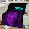 XXXTENTACION NEON FLEECE BLANKET GIFT FOR FAN