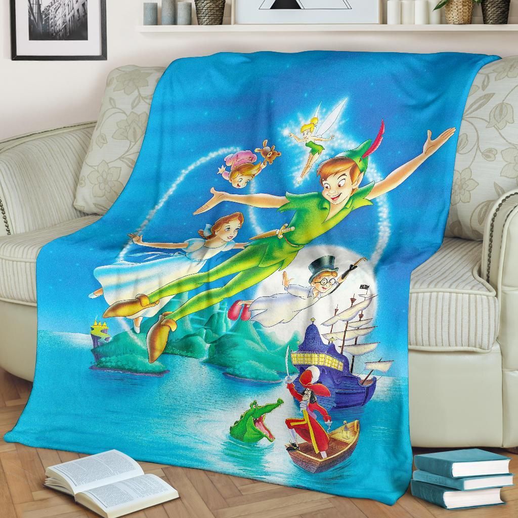 PETER PAN FLEECE BLANKET GIFT FOR FAN PETER PAN FLEECE BLANKET GIFT FOR FAN
