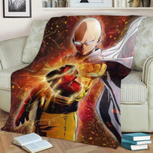 SAITAMA ONE PUNCH MAN ANIME JAPAN BEST SELLER FLEECE BLANKET GIFT FOR FAN