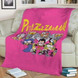 PIZZA! FLEECE BLANKET GIFT FOR FAN