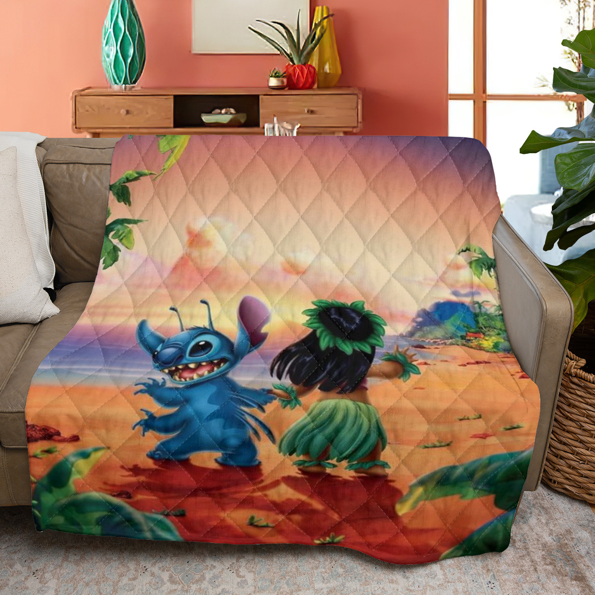 Disney Lilo And Stitch Blanket Disney Lilo And Stitch Blanket