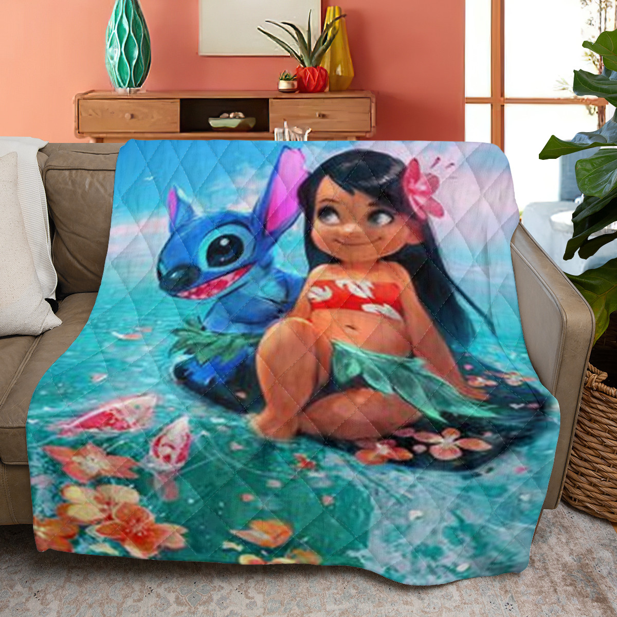 Disney Lilo And Stitch Blanket Disney Lilo And Stitch Blanket