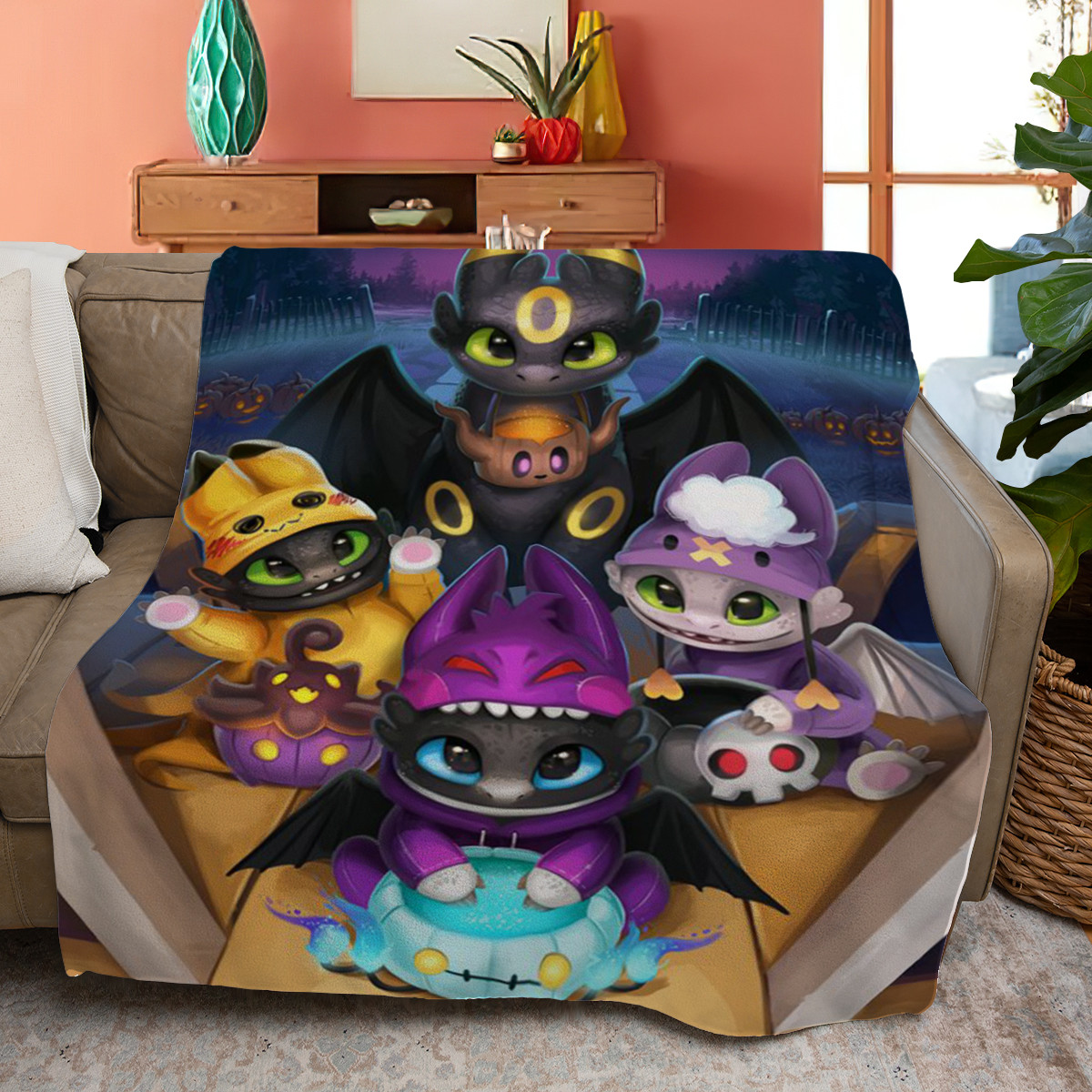 How To Train Your Dragon Fleece Blanket Gift For Fan How To Train Your Dragon Fleece Blanket Gift For Fan
