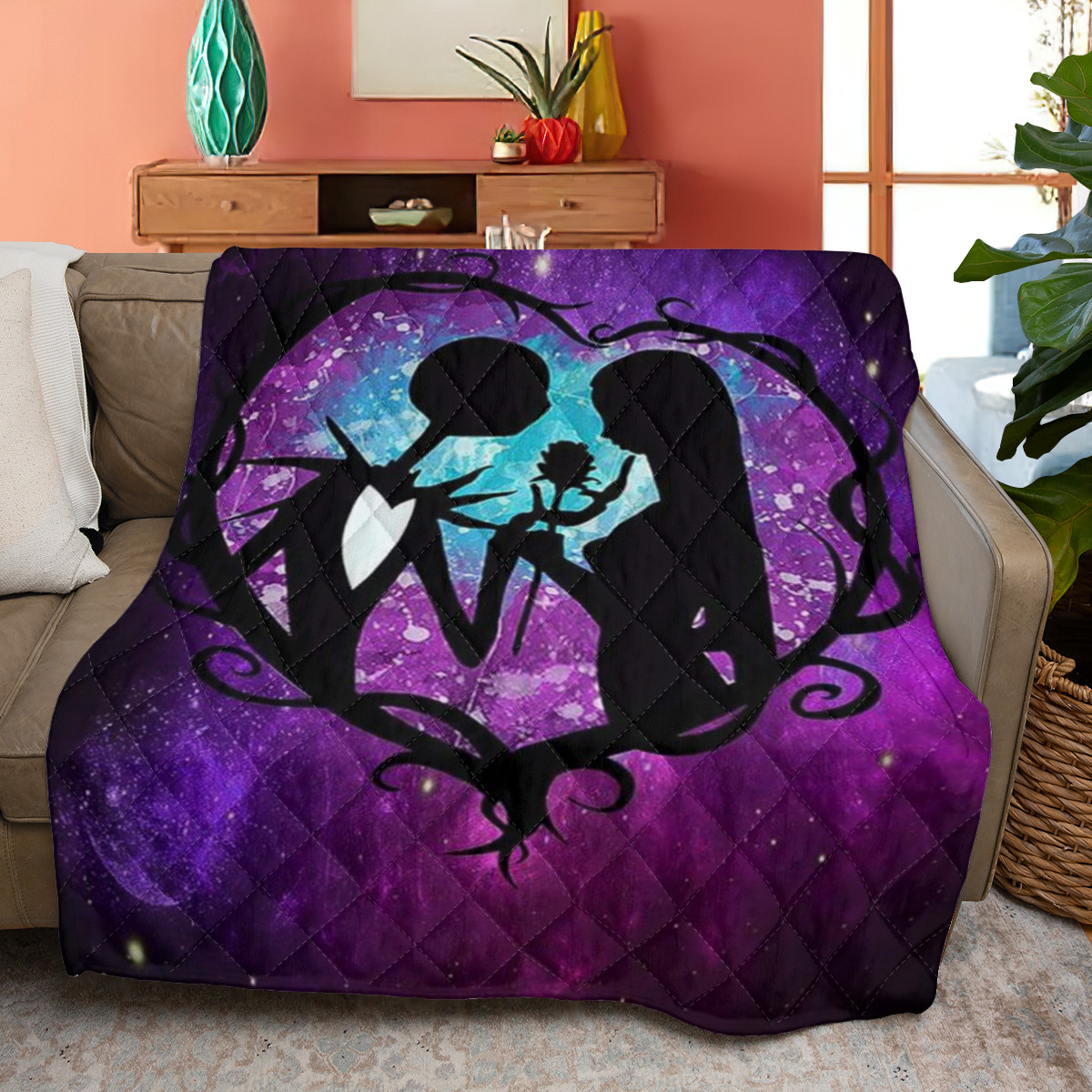 Jack Skellington And Sally Blanket Jack Skellington And Sally Blanket