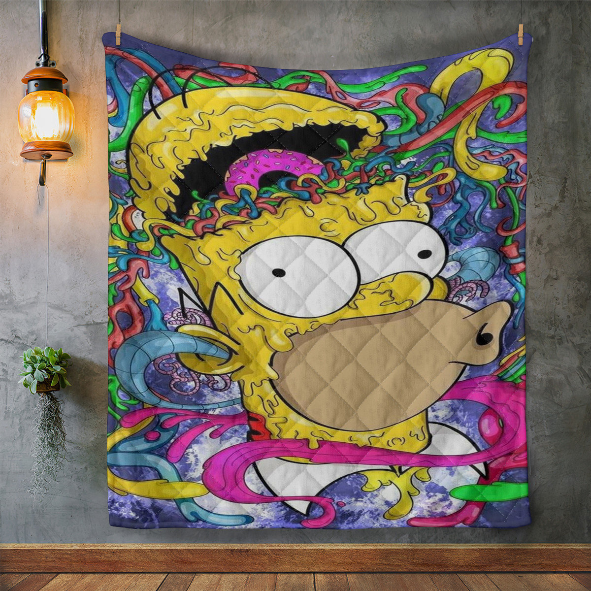 The Simpsons Painting Art Blanket The Simpsons Painting Art Blanket