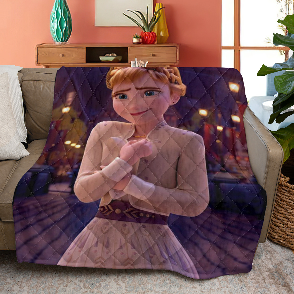 Anna Disney Frozen Blanket Anna Disney Frozen Blanket