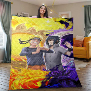 Uzumaki Naruto Uchiha Sasuke Blanket