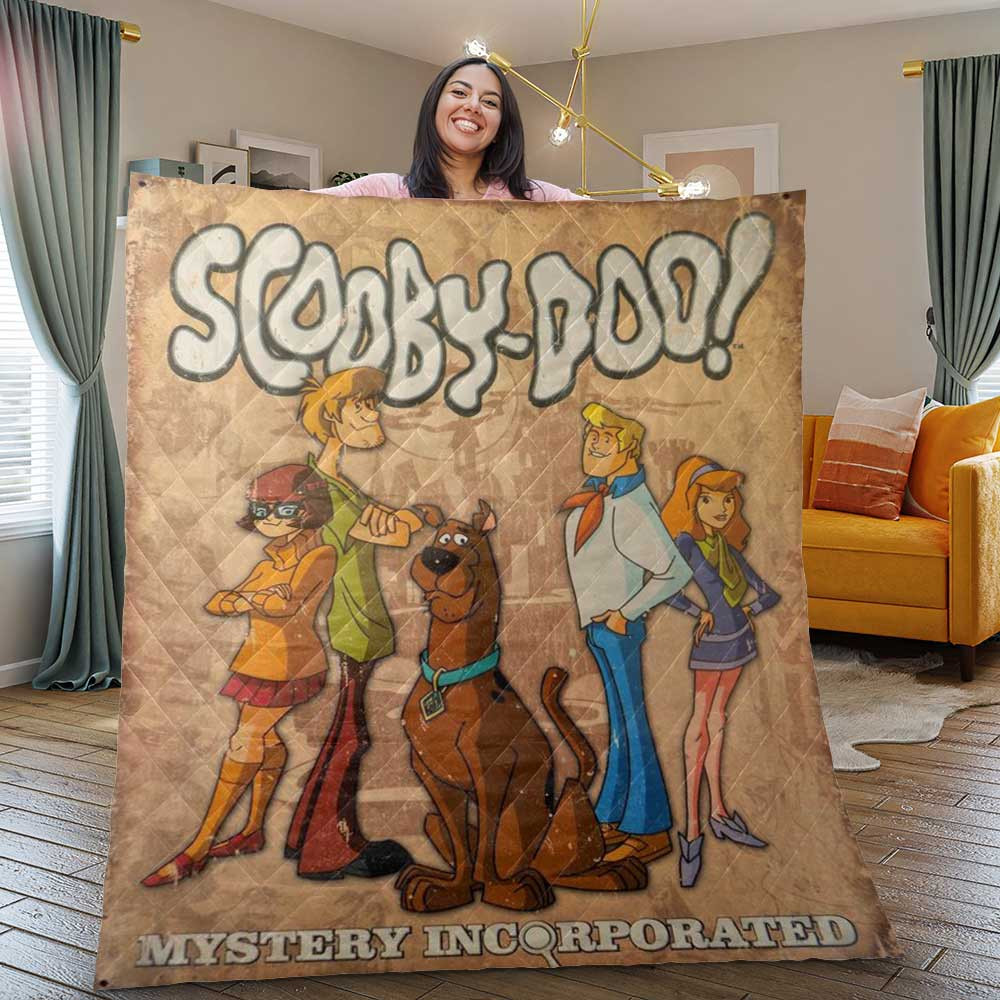Scooby doo Vinage TV Show Merry Christmas Gifts Lover Blanket Scooby doo Vinage TV Show Merry Christmas Gifts Lover Blanket