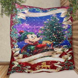 Happy Holiday Mickey Mouse Disney 123 Christmas Gifts Lover Blanket