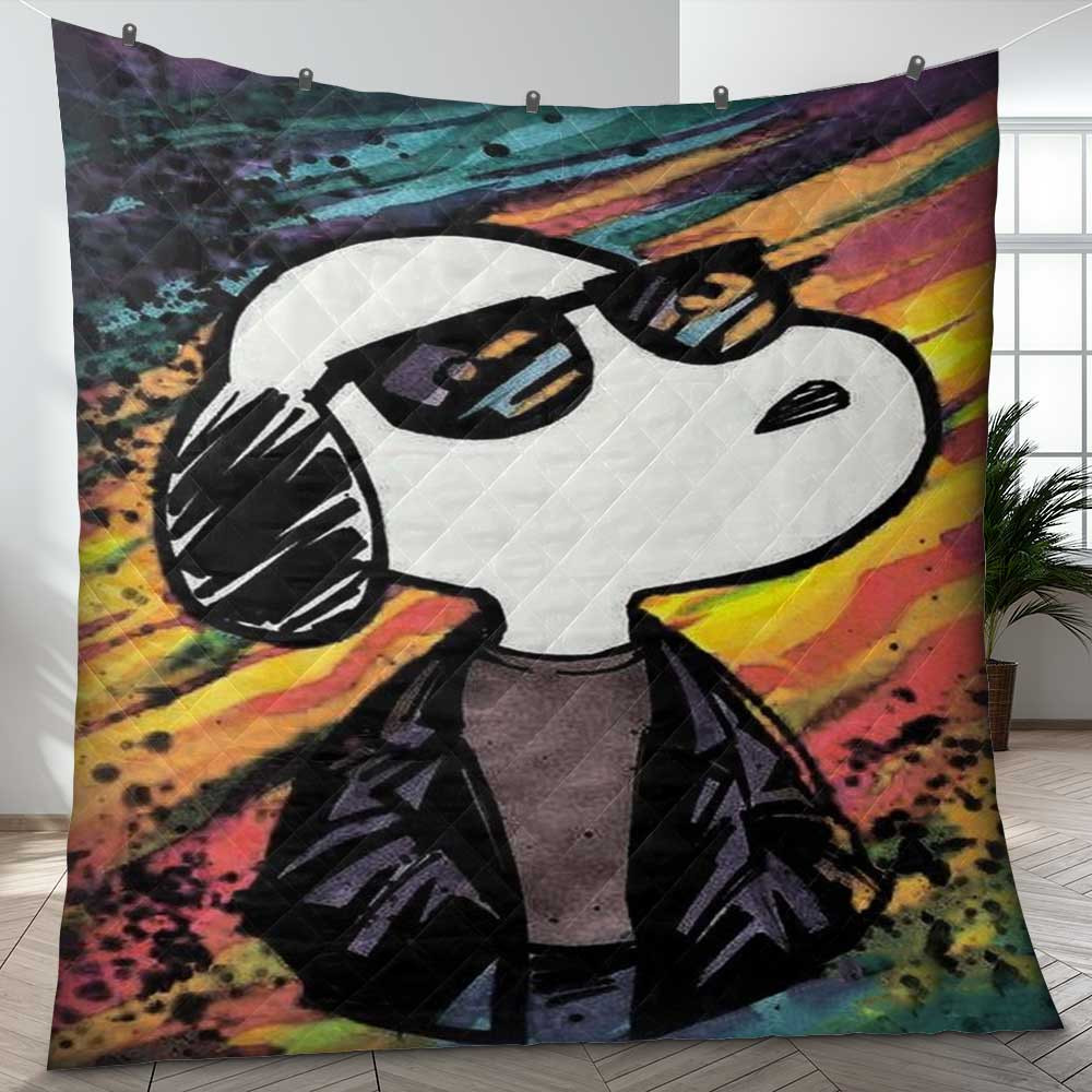 Snoopy Aka Joe Cool Tie-dye Christmas Gifts Lover Blanket Snoopy Aka Joe Cool Tie-dye Christmas Gifts Lover Blanket