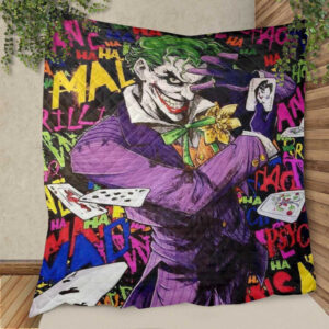 Joker Multi-colored Cards Christmas Gifts Lover Blanket