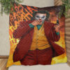 Cool Joker Smoker Guns Hahaha Christmas Gifts Lover Blanket