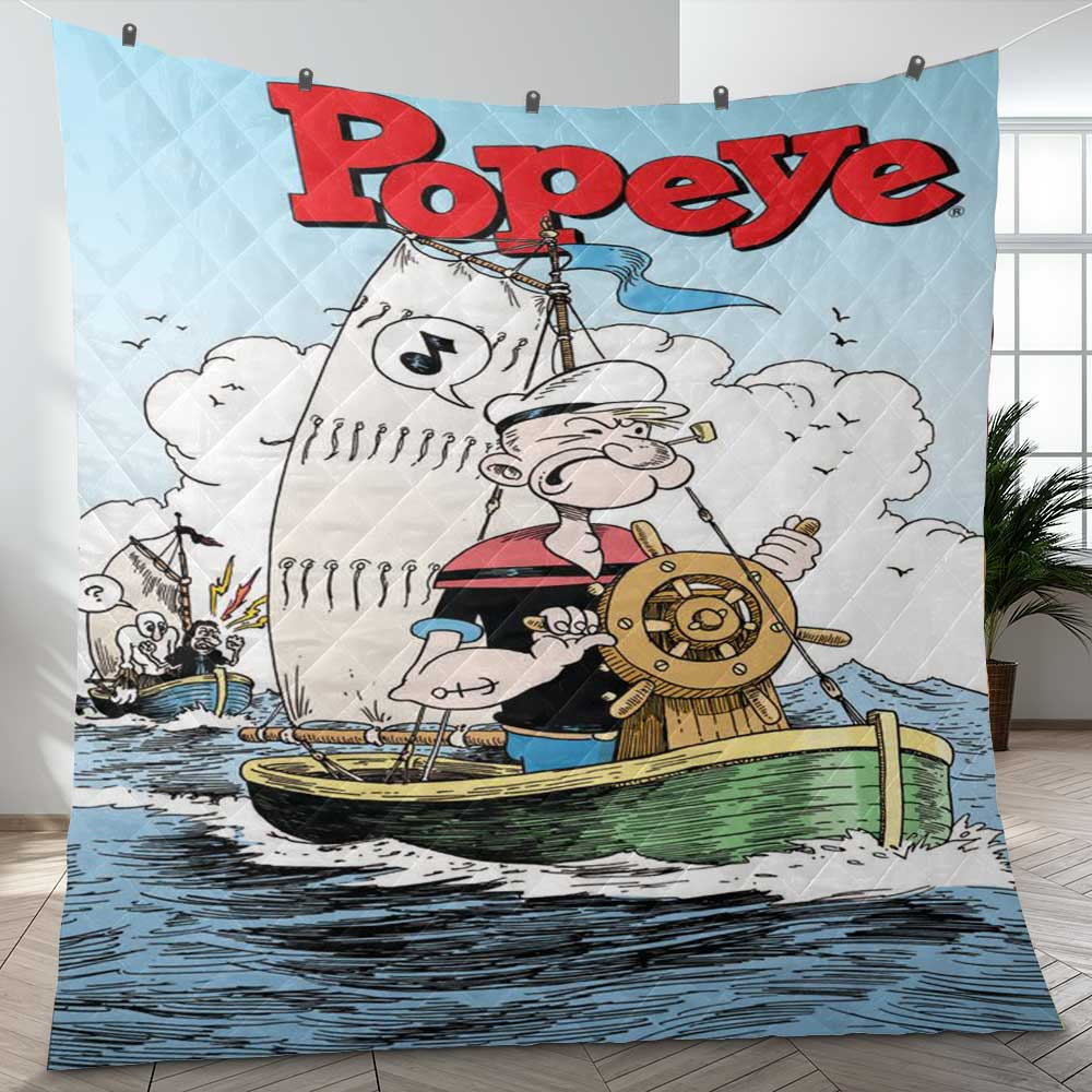 Popeye Cartoon TV Show Christmas Gifts Lover Blanket Popeye Cartoon TV Show Christmas Gifts Lover Blanket