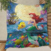 The Little Mermaid Princess Disney 123 Christmas Gifts Lover Blanket