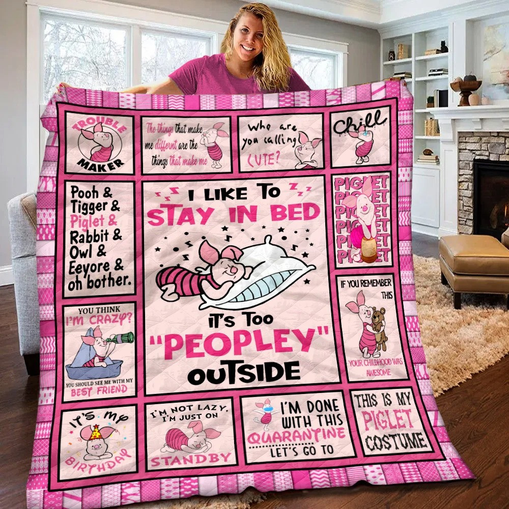 Disney Piglet I Like To Stay In Bed It’s To Peopley Outside Christmas Gift Disney Piglet I Like To Stay In Bed It’s To Peopley Outside Christmas Gift