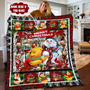 Disney Winnie The Pooh And Snowman Personalized Christmas Gift