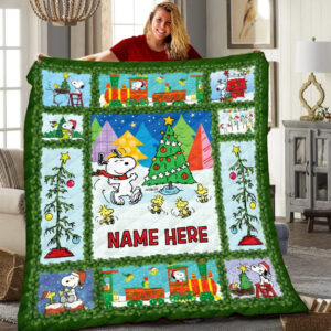 Peanuts Snoopy Merry Christmas Personalized