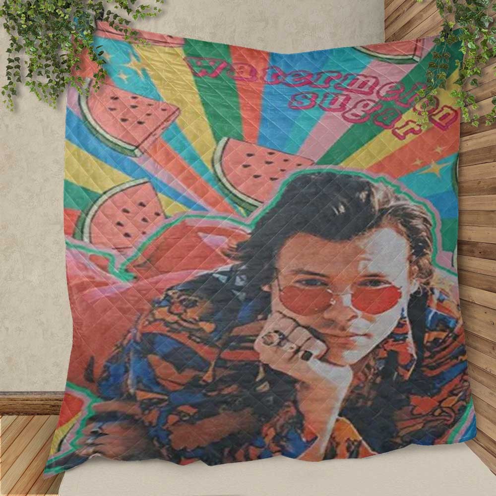 Harry Styles Fine Line Water Melon Sugar Thank You For The Memories Christmas Gifts Lover Blanket Harry Styles Fine Line Water Melon Sugar Thank You For The Memories Christmas Gifts Lover Blanket