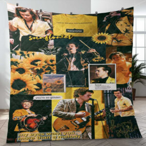 Harry Styles Fine Line  Thank You For The Memories Christmas Gifts Lover Blanket Ver2
