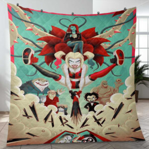 Cool Harley Quinn Christmas Gifts Lover Blanket