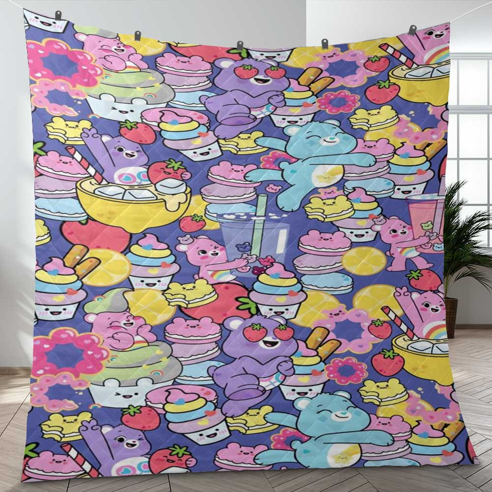Lovely Care Bears Candy Cake Christmas Gifts Lover Blanket Lovely Care Bears Candy Cake Christmas Gifts Lover Blanket