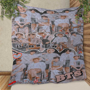 BTS Fanart Film All Members Jungkook Rap Monster Thank You For The Memories Ver 9 Gifts Lover Blanket