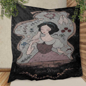 Beautiful Snow White Disney Cartoon Christmas Gift Lover Blanket