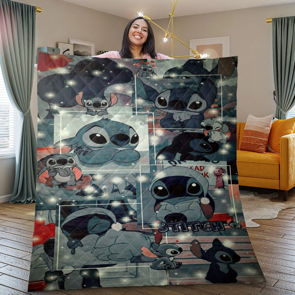 Disney Lilo And Stitch Cute Baby Christmas Gift Lover Blanket Disney Lilo And Stitch Cute Baby Christmas Gift Lover Blanket